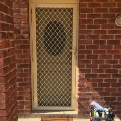 Diamond Grille barrier door